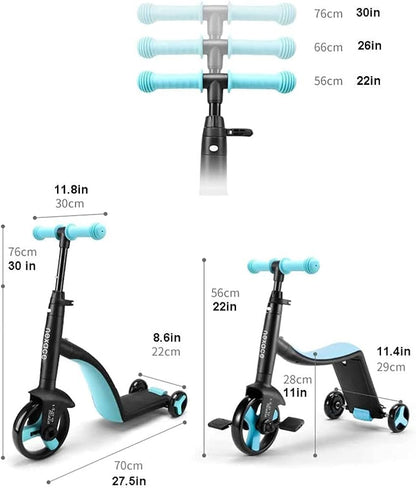 SCOOTER 3 en 1 Patineta y Bicicleta Automática 🛴