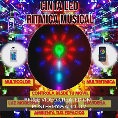 🌈CINTA LED MULTICOLOR RÍTMICA🌈